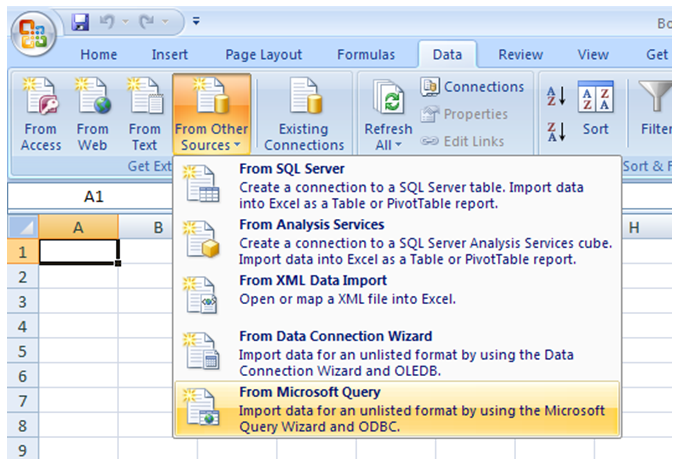 ODBC_Microsoft_query